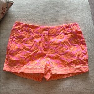 Vineyard Vines Pink and Orange Printed Bermuda Shorts
